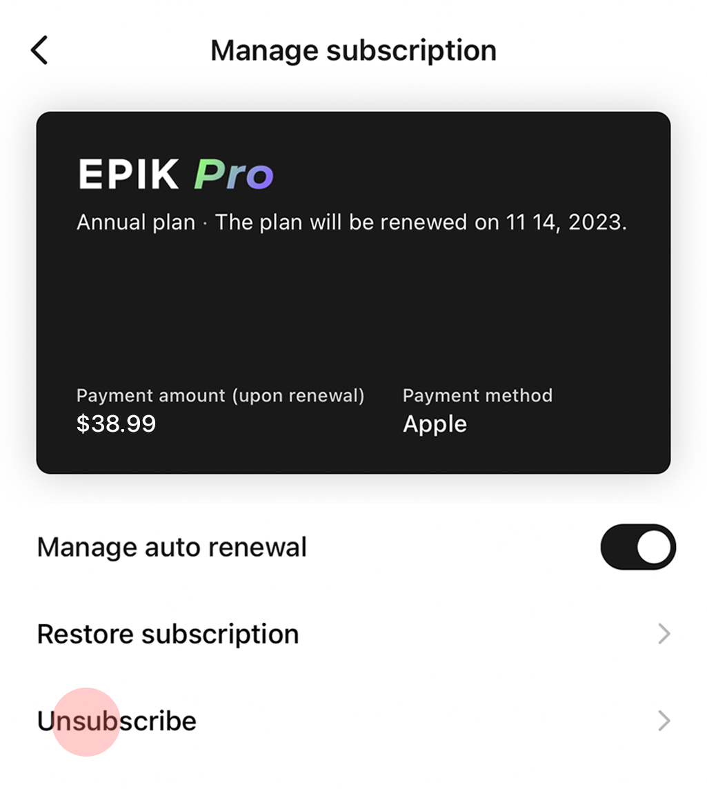 EPIK : Help